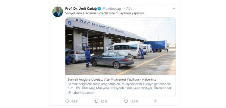 <p><strong>YALAN: Suriyeliler araç muayene ücreti ödemiyor.</strong></p>
<p><strong>DOĞRU:</strong><br />
TÜVTÜRK tarafından yapılan araç muayene işlemi, Suriyeliler de dahil olmak üzere herkes için ücretlidir.</p>