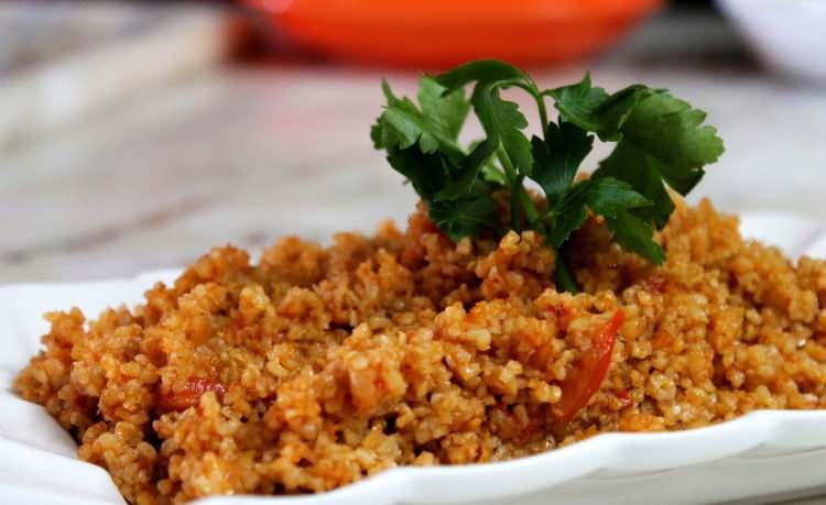 <p>Bulgur pilavı</p>
