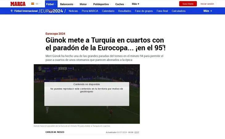 <p>Arda Güler'li Türkiye çeyrek finalde! 90+4. dakikada Mert Günok'un turnuvanın en muhteşem kurtarışlarından birine imza attığı maçta Osmanlılar çeyrek finale yükseldi. (Marca)</p>