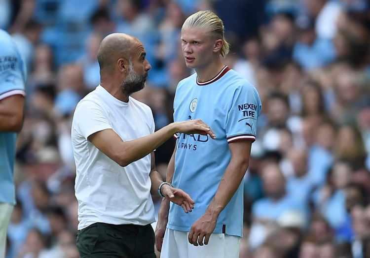 <p>Haaland, 3 Ağustos 2022'de ise 60 milyon euro bonservis karşılığında Guardiola'nın City'si ile resmi sözleşme imzaladı.</p>