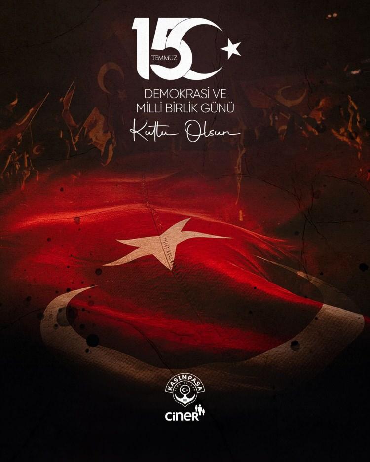 <p>Kasımpaşa: 15 Temmuz Demokrasi ve Milli Birlik Günü'nde şehit ve gazilerimizi saygı ve rahmetle anıyoruz.</p>