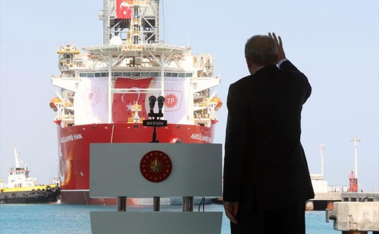 <p>Cumhurbaşkanı Recep Tayyip Erdoğan, 13 Haziran 2022'de geminin adının "Abdülhamid Han" olarak belirlendiğini açıkladı.</p>