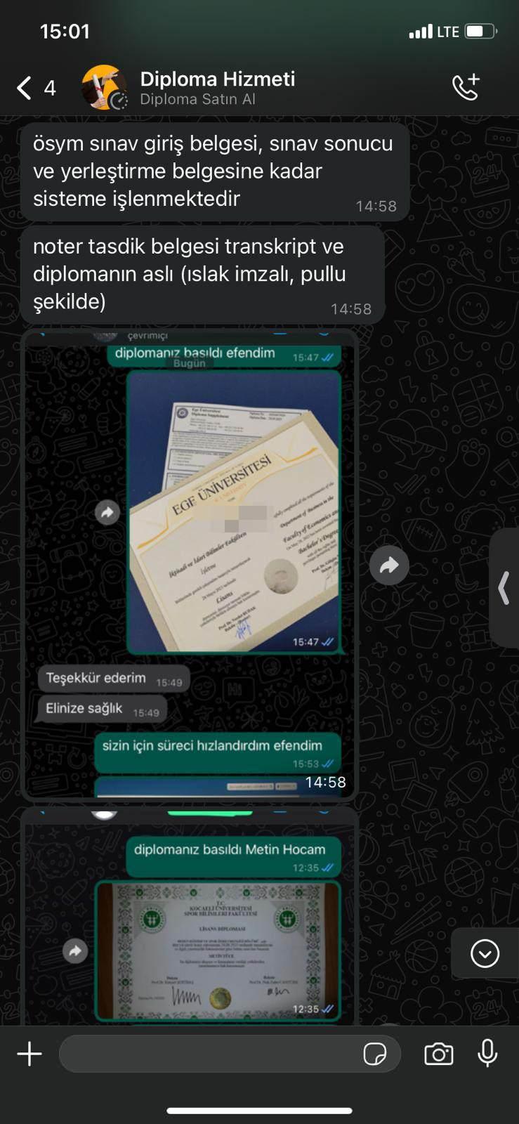 <p>"YANLARINA KAR KALIYOR"</p>
<p>Bu kişilerin dolandırıcı olduğunu belirten Siber Güvenlik Uzmanı Osman Demircan, "Sahte diploma verilip de bunun gerekli kurumlara eklenebileceğinin söyleniyor olması neredeyse imkansıza yakın bir durum. Burada size sahte diploma vereceğini söyleyen kurumlar aslında arka tarafta daha farklı bir dolandırıcılık yapıyorlar. Bir hikaye dolandırıcılığı yapıyorlar. Bunun için referansları ve tanıtım videolarını izleyebileceklerini söylüyorlar. Vatandaşa aslında tamamen illegal olan bu durum için bu bu tarz yasa dışı kurumlarla iletişime geçtiğinde 25-30 bin lira gibi bir rakama diploma verebileceklerini ve her türlü sisteme kayıt yapılabileceklerini söylüyorlar. Burada kişi o diplomayı almak için parayı ödediğinde bütün iletişim kesiliyor ve artık bu kişilerle iletişim kurulamıyor. Hiçbir şekilde de e-Devlet ya da benzeri bir sisteme kaydı yapılamıyor. Vatandaşlar da bu şekilde dolandırıldıktan sonra maalesef kolluk kuvvetlerine başvurmayı tercih etmiyorlar. Çünkü zaten kendileri de illegal bir iş yapıyorlar. Böylelikle dolandırıcıların yaptığı bu işler yanlarına maalesef kar kalıyor" dedi.</p>