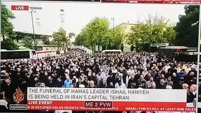 <p>İran devlet televizyonu, Hamas Siyasi Büro Şefi İsmail Haniye, Tahran'da uğradığı suikast sonucu hayatını kaybettiğini açıkladı. </p>
