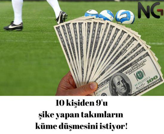 <p>Katılımcılara, <strong><em>“Eğer bir müsabakada şike tespit edilirse; şikeye karışan her 2 takım da küme düşürülmeli mi?”</em></strong> sorusunu yönelttik. Her 10 kişiden 9’u takımların küme düşürülmesi gerektiğini belirtti.</p>
<p></p>