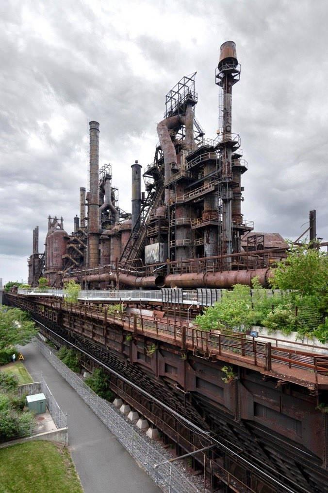 <p>NYC'yi inşa eden fabrika olan Bethlehem Steel</p>
