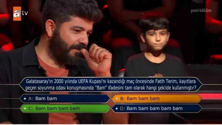 <p><strong>Yanlış şıkkı seçen yarışmacı, 50 bin TL kazanarak programa veda etti.</strong></p>
