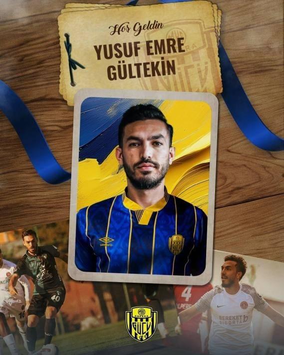 <p>YUSUF EMRE GÜLTEKİN</p>

<p>Eski takımı: Kocaelispor<br />
Yeni takımı: Ankaragücü<br />
Mevki: Orta saha<br />
Bonservis: -</p>
