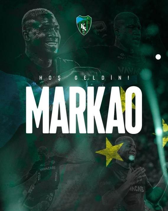 <p>MARKAO</p>

<p>Eski takımı: Al Ahli<br />
Yeni takımı: Kocaelispor<br />
Mevki: Santrfor<br />
Bonservis: Kiralık</p>
