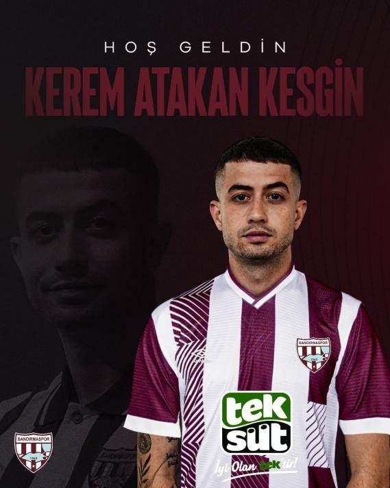 <p>KEREM ATAKAN KESGİN</p>

<p>Eski takımı: Beşiktaş<br />
Yeni takımı: Bandırmaspor<br />
Mevki: Orta saha<br />
Bonservis: -</p>
