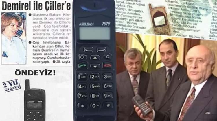 <p><span style="color:#B22222"><strong>DEVLET KADEMELERİNDE KULLANILDI</strong></span></p>

<p> </p>

<p> ASELSAN 1919 yalnızca üretilmekle kalmadı, aynı zamanda o dönemin Cumhurbaşkanı ve MİT mensuplarının kullandığı telefonlardan da biri olmuştu.</p>

<p> </p>

<p><strong>Dönemin cumhurbaşkanı Süleyman Demirel pek çok devlet görevlisi yerli cep telefonumuzu kullanıyordu. Hatta pek çok farklı ülkeye de ihraç edilmişti.</strong></p>
