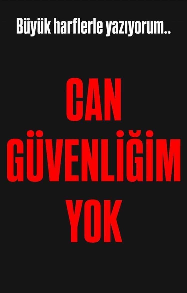 <p><span style="color:#FF0000"><strong>"CAN GÜVENLİĞİM YOK"</strong></span></p>

<p><span style="color:#000000"><strong>Ünlü modacı açıklamalarda bulunduğu videolu paylaşımların ardından ''Büyük harflerle yazıyorum. Can Güvenliğim Yok'' şeklinde bir yazıyla takipçilerine seslendi.</strong></span></p>
