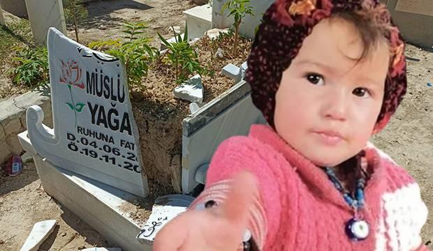 <p>Mersin'de kaybolduktan 10 gün sonra cansız bedeni bulunan 3 yaşındaki Müslüme Yağal'ın mezarının tahrip olduğu ortaya çıktı. </p>