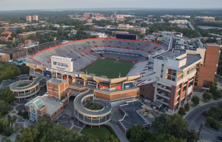 <p><strong><span style="color:#B22222">18) BEN HILL GRIFFIN STADIUM </span>| Florida</strong></p>