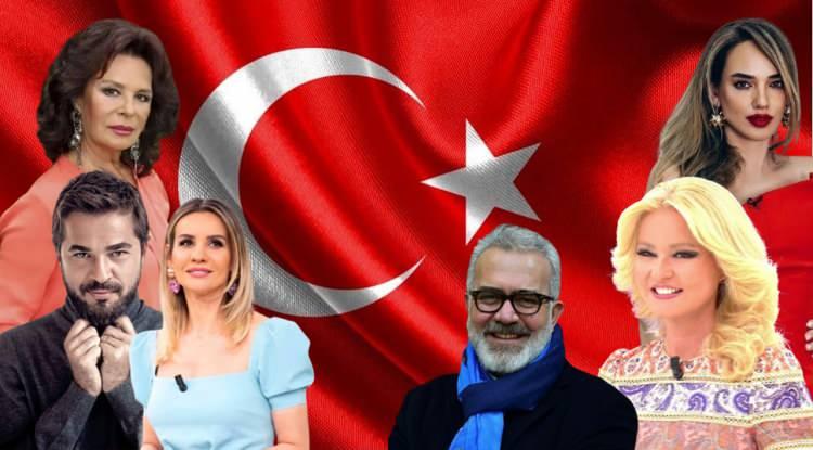 <p>Bugün Türkiye Cumhuriyeti'nin 101. yıl dönümü! 29 Ekim Cumhuriyet Bayramı'nda ünlülerin paylaşımlarını sizler için derledik. <strong><em>İşte, ünlülerin Cumhuriyet Bayramı paylaşımları...</em></strong></p>
