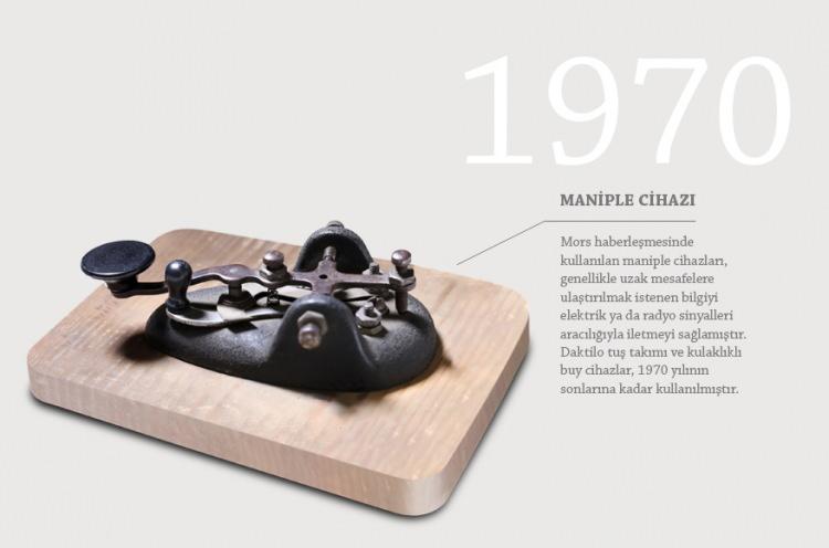 <p><strong>MANİPLE CİHAZI</strong></p>

<p>Mors haberleşmesinde kullanılan maliple cihazları genellikle uzak mesafelere ulaştırılmak istenen bilgiyi elektrik ya da radyo sinyalleri araclılığıyla iletmeyi sağlamıştır. </p>
