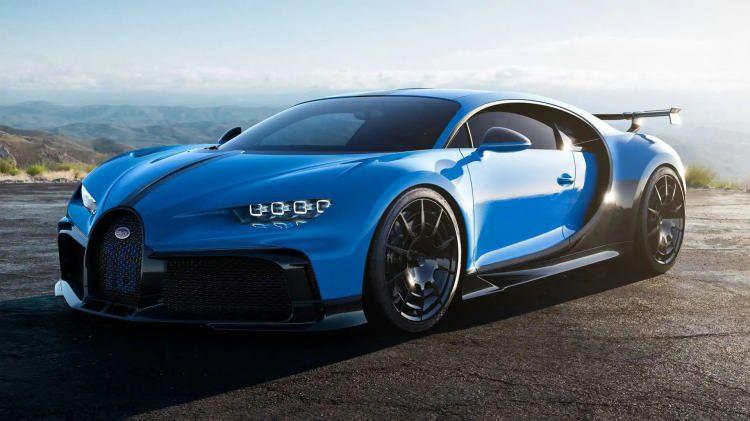 <p><span style="color:#B22222"><strong>Bugatti Chiron Pur Sport</strong></span></p>
<p> </p>
<p>Listenin en yavaş Bugatti'si olan model 351 km/sa hıza ulaşabiliyor.</p>