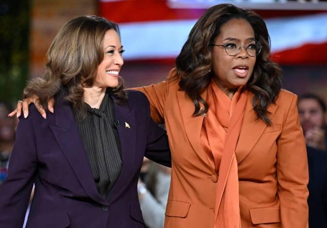 <p>Bu seneki seçimlerde Harris’i destekleyen Oprah ‘Harris’in en büyük destekçisi’ olarak biliniyordu.</p>
