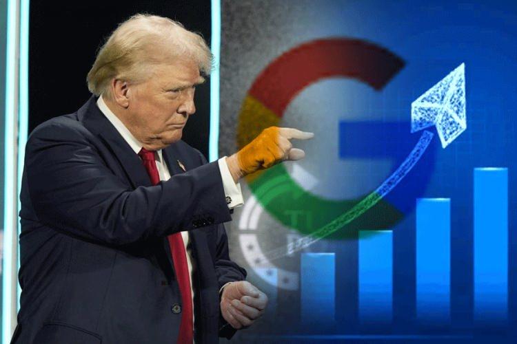 <p> Google'ın kendisi hakkında olumsuz haber makaleleri yayınladığını ancak rakibi Kamala Harris hakkında hiçbir şey yayınlamadığını iddia etti. Google bu iddiayı reddetti.</p>