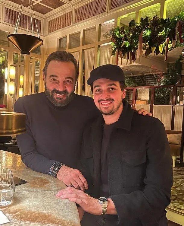 <p>Kerem Alışık ile oğlu Sadri Alışık</p>