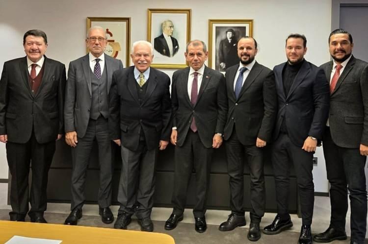 <p><strong>"Sayın Doğu Perinçek iyi bir Galatasaraylı. Bizi ziyaret etmek istedi, biz de kendisini davet ettik. Özellikle Galatasaray’ın Uzak Doğu, özellikle Çin ile yapacağı sponsorluk anlaşmalarında büyük destek verebileceğini söyledi ve önerilerde bulundu."</strong></p>
