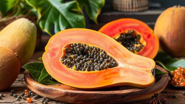 <p><strong>10- Papaya ve Passiflora (Çarkıfelek Meyvesi)</strong></p>
