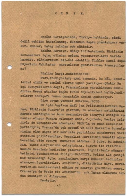 <p>Manisa'dan da İstanbul'a hareket edeceği haber alınmıştır efendim. </p>
