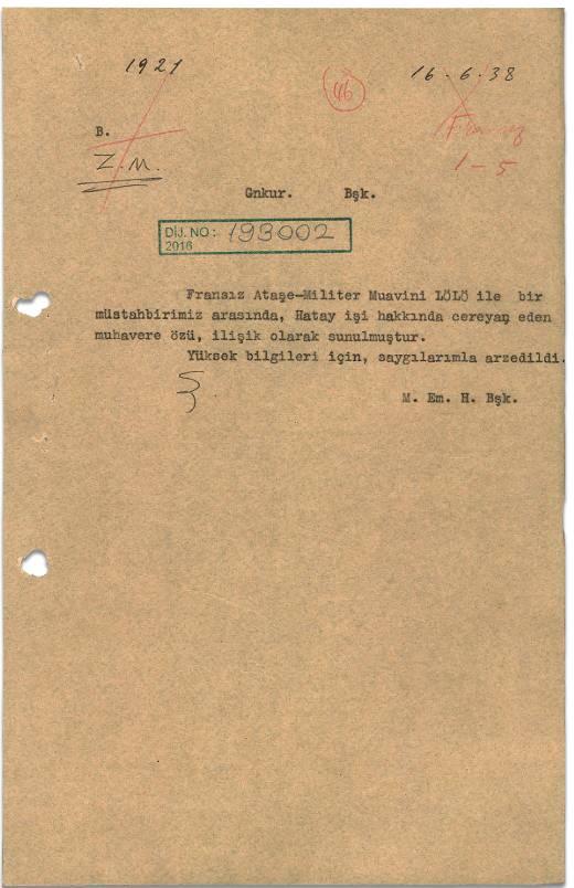 <p>Manisa ajanımız haberdar edilmek istenilmişse de İzmir'e gelmiş olduğundan Manisa'daki harekatı tetkik ettirilememiştir. </p>
