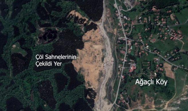 <p>Filmde çöl sahneleri için İstanbul Arnavutköy ilçesinin Ağaçlı Köyü terc​ih edildi</p>
