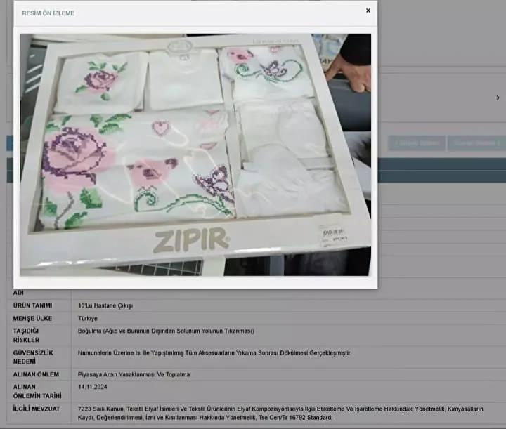 <p>Bakanlık piyasadan toplatma kararı aldı: Çocukların sağlığını tehlikeye atıyor!</p>

<p> </p>
