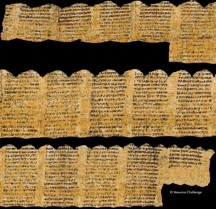 <p>Bin 750’lerde Herculaneum’da yapılan kazılarda bulunan parşömenlerin çoğu, ilk başta kömür parçaları sanılarak atıldı veya yok edildi. Bugün, büyük bir kısmı Napoli'deki Ulusal Kütüphane’de korunuyor. Bin 800’lü yılların başında ise bazı parşömenler, İngiltere Kralı IV. George’a hediye edildi.</p>

<ul>
</ul>
