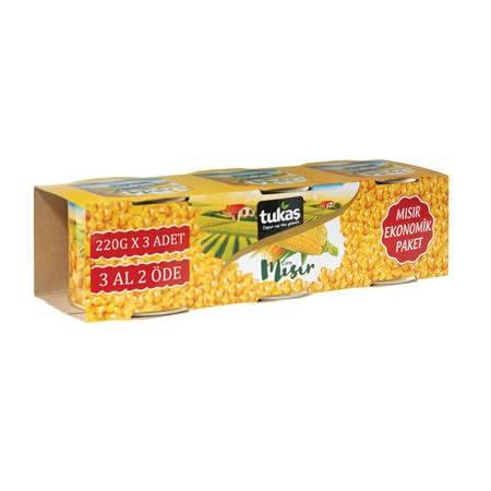 <p> TUKAŞ MISIR KONSERVESİ 3X 150</p>
<p> </p>
<p>Fiyat: 47,50 TL</p>