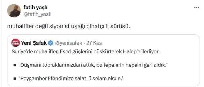 <p>Sözde akademisyen bilim adamı Fatih Yaşlı da ideolojik bağnazlığının esiri olmuş vaziyette. </p>