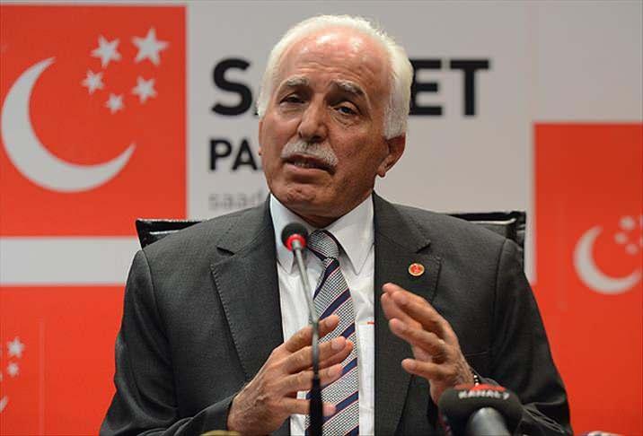 <p><strong>MUSTAFA KAMALAK'IN BAAS ÜZÜNTÜSÜ</strong></p>
<p>Saadet Partili Mustafa Kamalak, yıllardır Müslümanların kanını akıtan katil Esed rejiminin düşmesinden duyduğu üzüntüsünü akla ziyan sözlerle paylaştı.</p>
