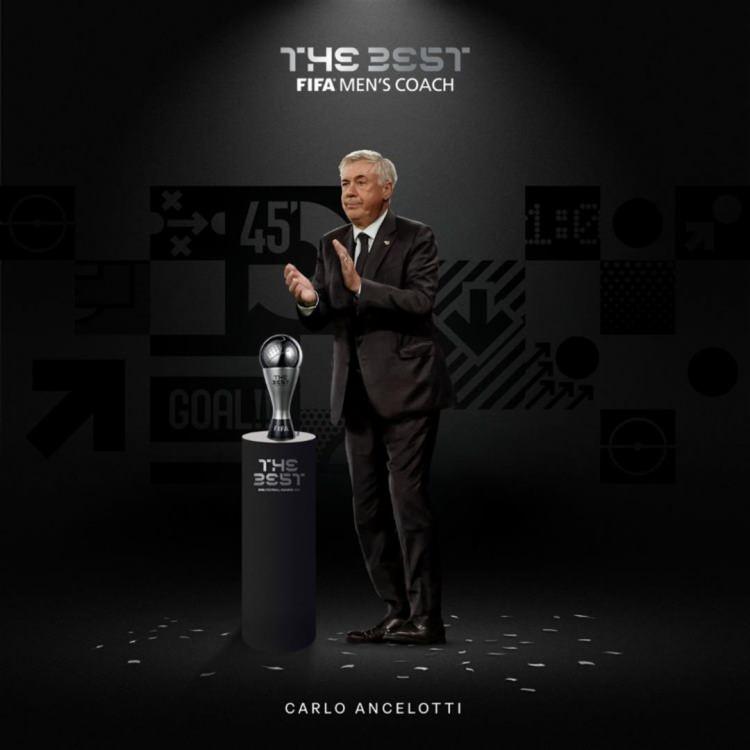<p>En iyi erkek teknik direktör Real Madrid'in tecrübeli teknik direktörü Carlo Ancelotti seçildi.</p>