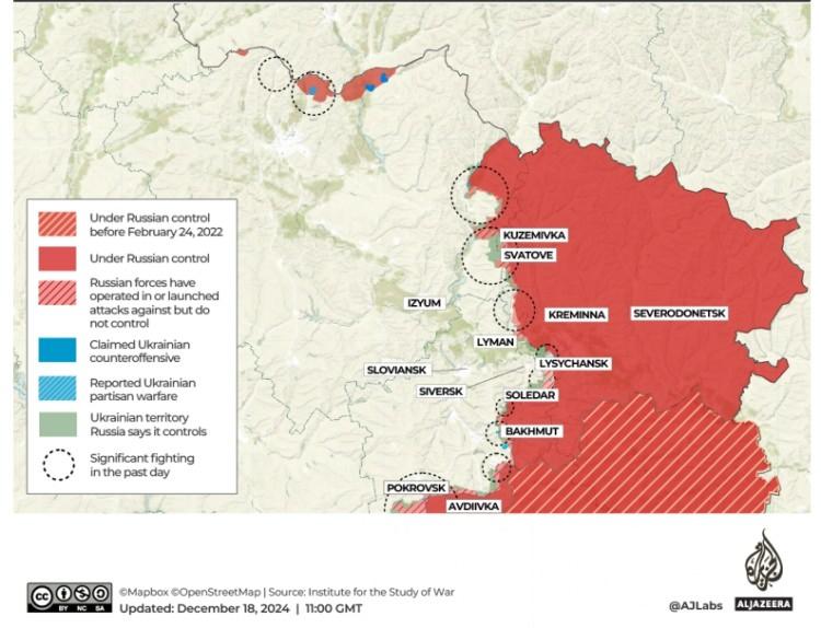 <p>Donbas'ta bazı önemli yerlerin kontrolünün ele geçirildiği aktarılan açıklamada, "Güney askeri birliklerinin kararlı eylemleri sonucunda Donetsk Halk Cumhuriyeti'nde Ostrovskiy yerleşim birimi kurtarıldı." ifadesi kullanıldı.</p>
