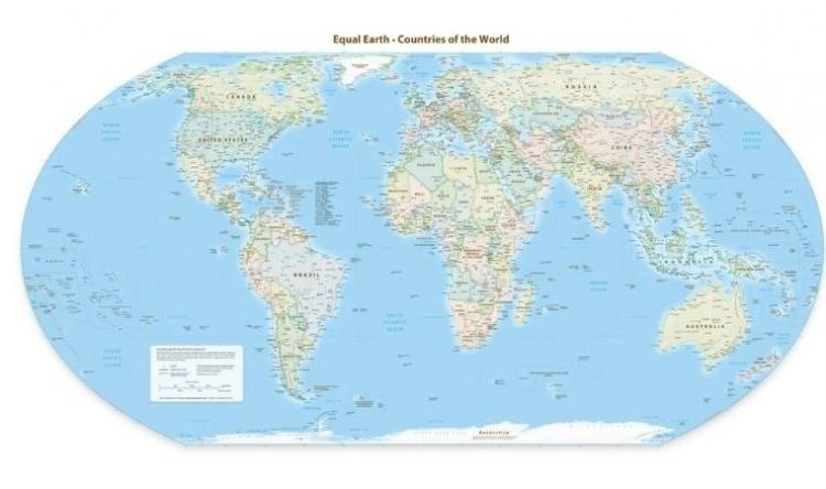 <p><span style="color:#000000"><strong>International Journal of Geographical Information Science'da yayımlanan bir makale ile kartologlar dünya haritasının 'olması gereken boyutlarını' gözler önüne serdi.</strong></span></p>
