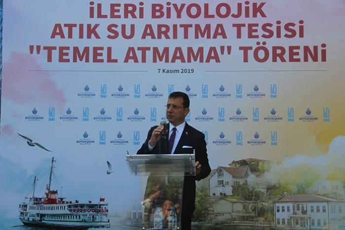 <p>İMAMOĞLU TEMEL ATMAMA TÖRENİ YAPMIŞTI</p>

<p>İSKİ yönetiminin Silahtarağa İleri Biyolojik Arıtma Tesisi atık su arıtma projesini iptal eden İmamoğlu, skandal karar sonrasında “temel atmama” töreni düzenlemişti.</p>
