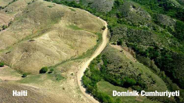 <p><strong>Haiti ve Dominik Cumhuriyeti sınırı</strong></p>
