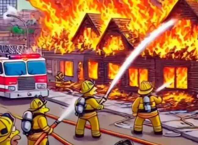 <p><strong>Sosyal medyada yayınlanan bir videoda Simpsonlar'ın 20 yıl önce yayınlanan bir bölümünde Los Angeles'ta çıkan yangını önceden tahmin ettiği öne sürüldü.</strong></p>