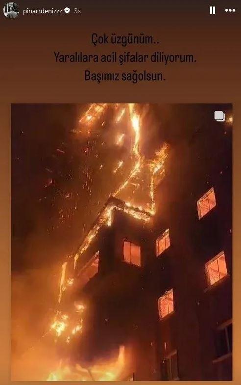 <p><span style="color:#B22222"><strong>PINAR DENİZ</strong></span></p>

<p><strong>"Çok üzgünüm...Yaralılara acil şifalar diliyorum. Başımız sağolsun."</strong></p>
