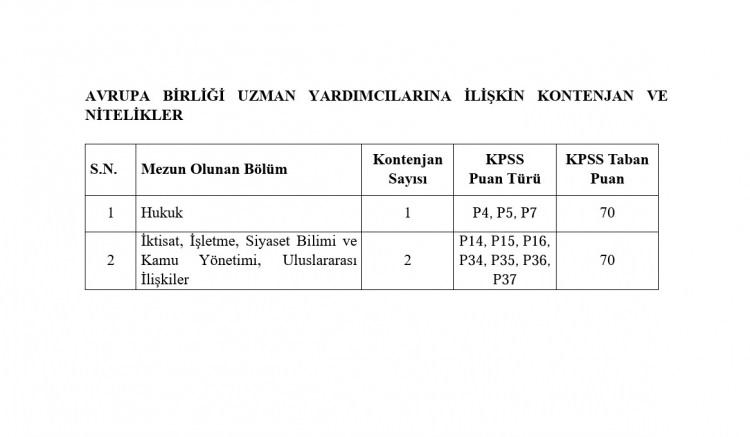 <p><em><strong>KONTENJAN VE NİTELİKLER</strong></em></p>