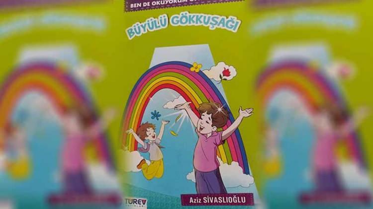 <p><strong>Büyülü Gökkuşağı / Aziz Sivaslıoğlu</strong></p>

<p>“Ben De Okuyorum Öykü Dizisi 3 –Büyülü Gökkuşağı’” isimli smzde kitapta, çocuk iken gökkuşağının altından geçince kızlar erkek, erkekler de kız olur hikâyesinden etkilenen Yılmaz'ın rüyasında arkadaşı Dilek'le gökkuşağının altından geçtikten hemen sonra ikisinin de cinsiyetinin değişmesi, daha sonra tekrar gökkuşağının altından geçerek eski hallerine geri dönmeleri anlatılıyor.</p>
