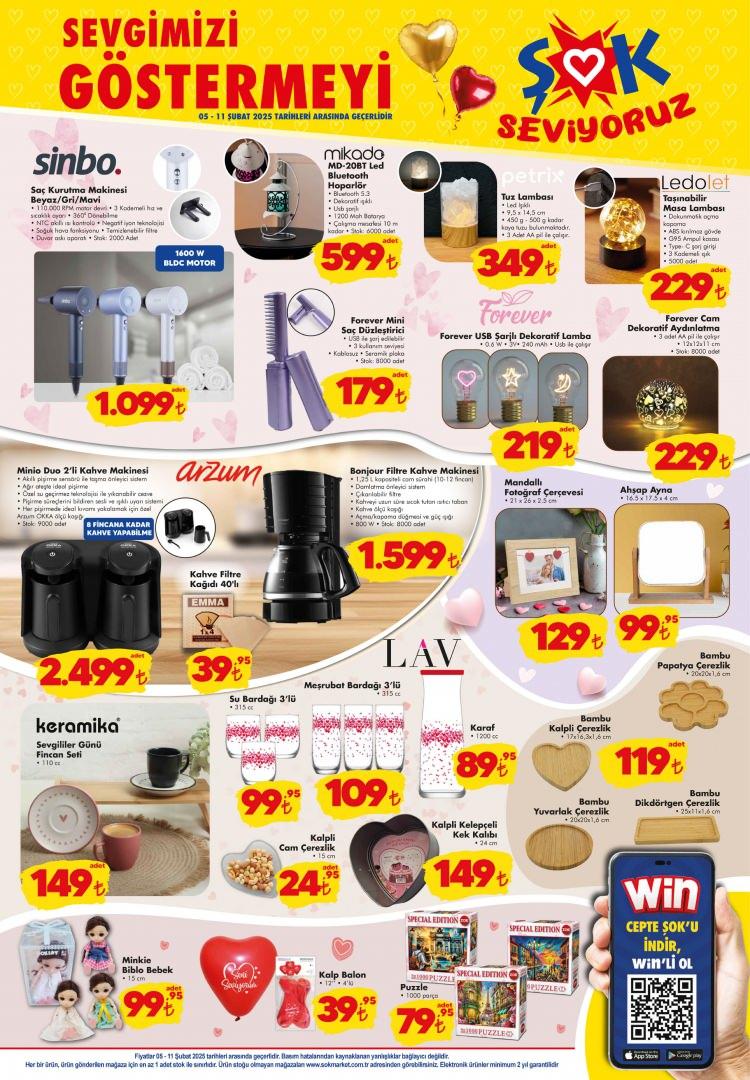 <p>Arzum Minio Duo 2’li Kahve Makinesi 2,499 TL</p>

<p>Arzum Bonjour Fitre Kahve Makinesi 1,599 TL</p>

<p>Kahve Filtre Kağıdı 40’lı Paket 39,95 TL</p>

<p>Sinbo Saç Kurutma Makinesi 1,099 TL</p>

<p>Forever Mini Saç Düzleştirici 179 TL</p>

<p>Petrix Tuz Lambası 349 TL</p>

<p>Ledolet Taşanabilir Masa Lambası 229 TL</p>

<p>Forever USB Şarjlı Dekoratif Lamba 219 TL</p>

<p>Forever Cam Dekoratif Aydınlatma 229 TL</p>

<p>Ahşap Ayna 99,95 TL</p>

<p>Mandallı Fotoğraf Çerçevesi 129 TL </p>
