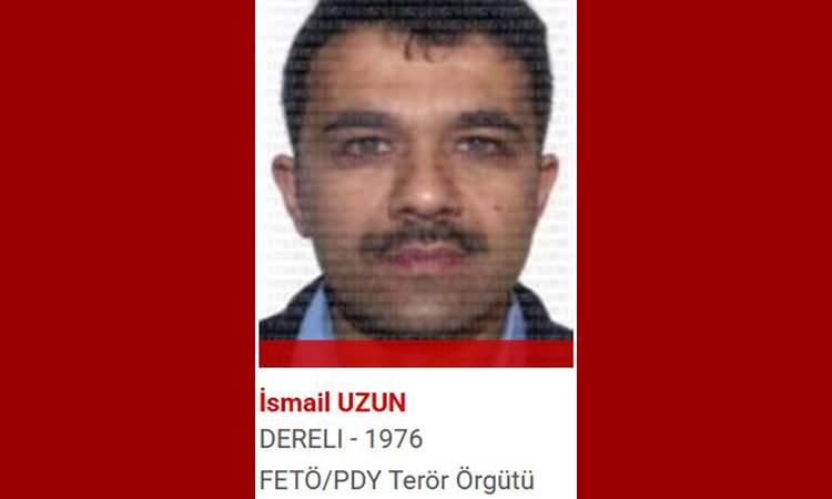 <p><strong><span style="color:#B22222">İSMAİL UZUN</span>  |  FETÖ - PDY </strong></p>
