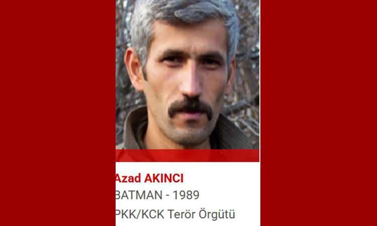 <p><strong><span style="color:#B22222">AZAD AKINCI  </span>|  PKK - KCK</strong></p>
