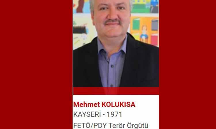<p><strong><span style="color:#B22222">MEHMET KOLUKISA </span> |  FETÖ - PDY</strong></p>
