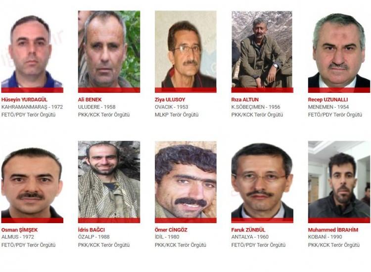 <p><a href="https://www.terorarananlar.pol.tr/tarananlar" target="_blank"><strong>LİSTENİN TAMAMI İÇİN TIKLAYIN!</strong></a></p>
