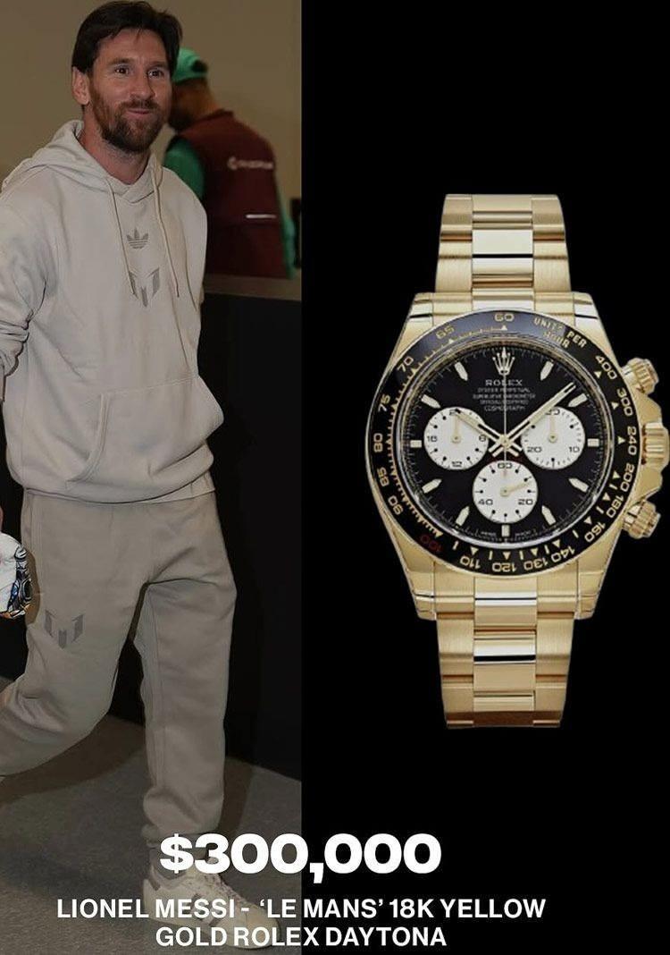 <p>Futbol efsanesi Messi 300 bin dolarlık bir Rolex Daytona tercih etmişti.</p>
