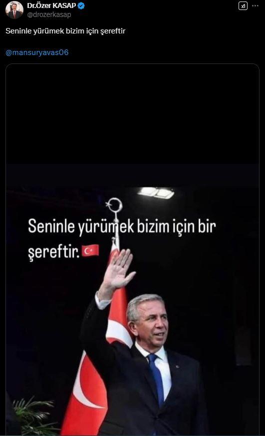 <p>Beypazarı Belediye Başkanı Özer Kasap</p>
